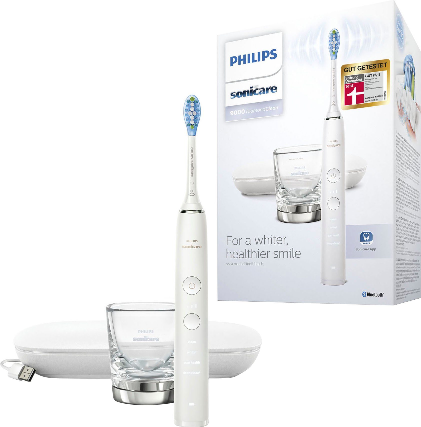 Philips Sonicare Elektrische Zahnbürste DiamondClean 9000