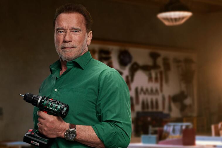 Arnold Schwarzenegger für Parkside