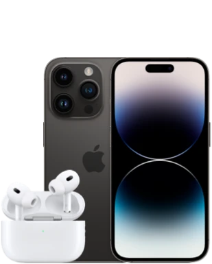 iPhone 14 Pro und AirPods Pro