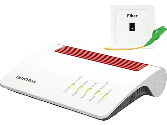 AVM FRITZ!Box 5590 Fiber, (Wi-Fi 6) WLAN Mesh Glasfaser Router 3600 Mbit/s