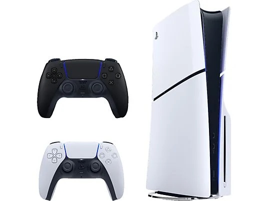 PS5 Slim Laufwerk Edition + DualSense Midnight Black Controller