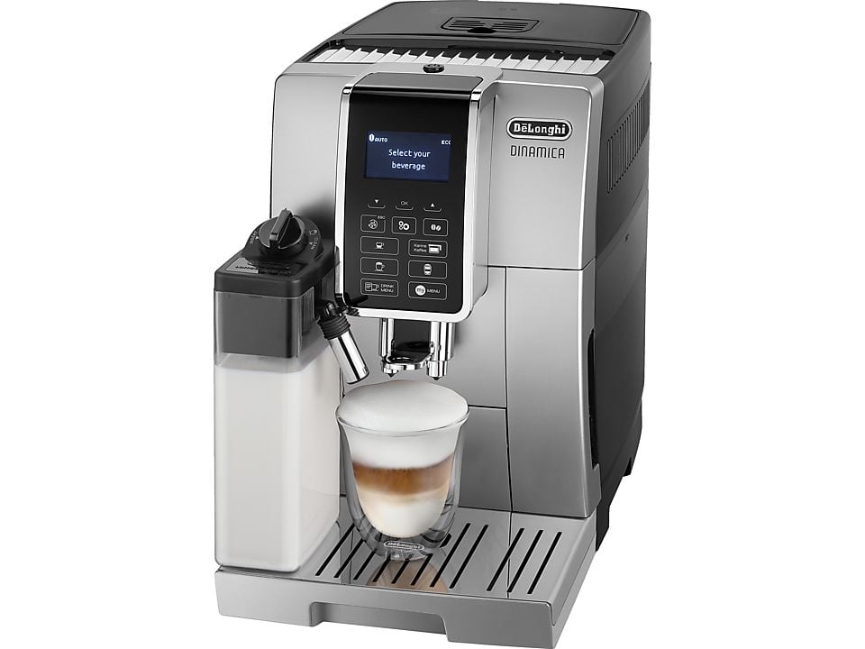 DELONGHI Dinamica ECAM352.57.SB Kaffeevollautomat Silber/Schwarz