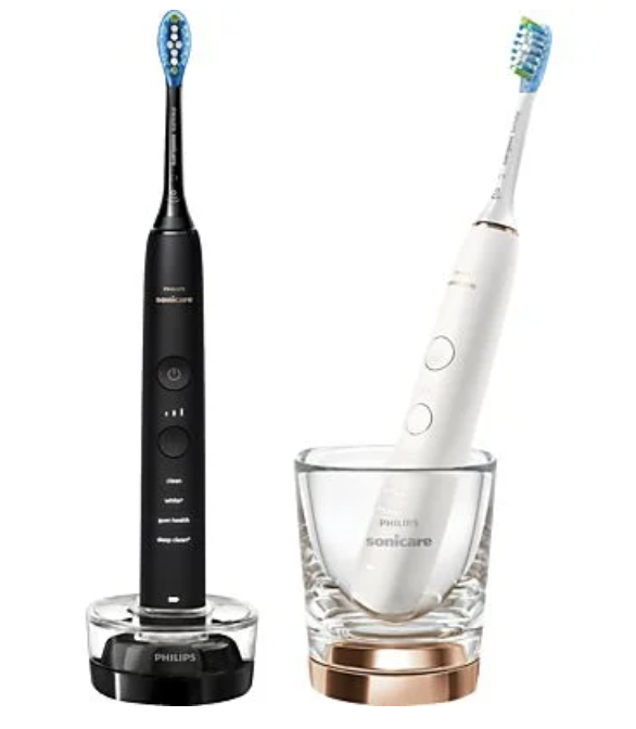 PHILIPS Sonicare  DiamondClean 9000 Doppelpack Elektrische Zahnbürste 