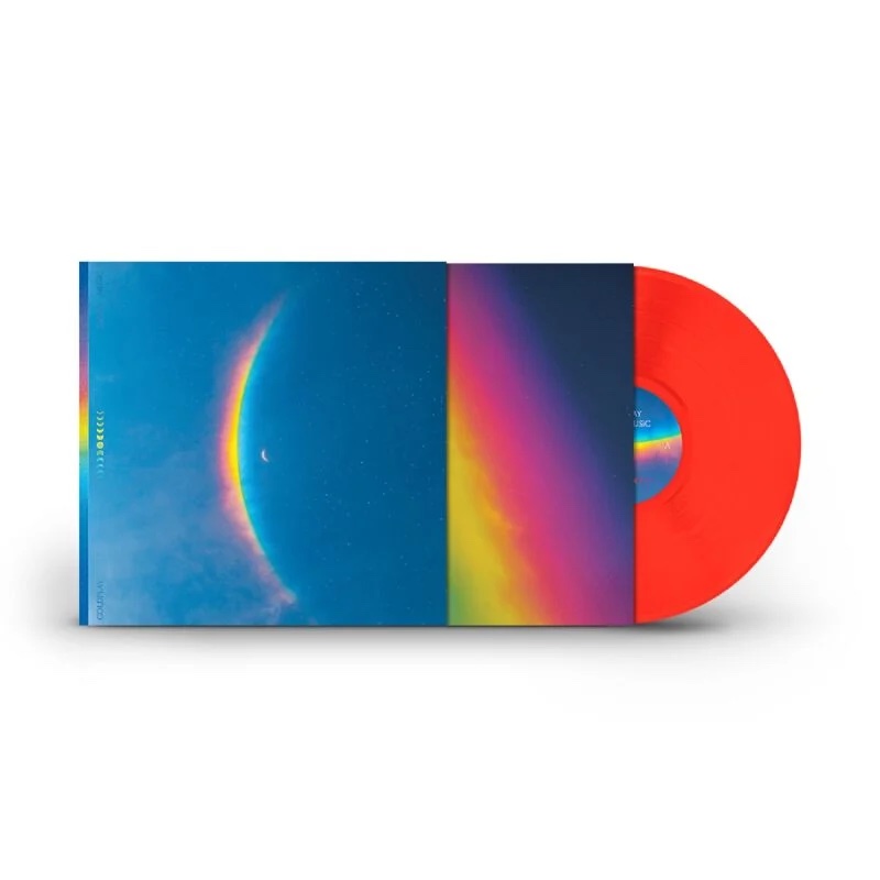 Coldplay Moon Music Vinyl in Rot