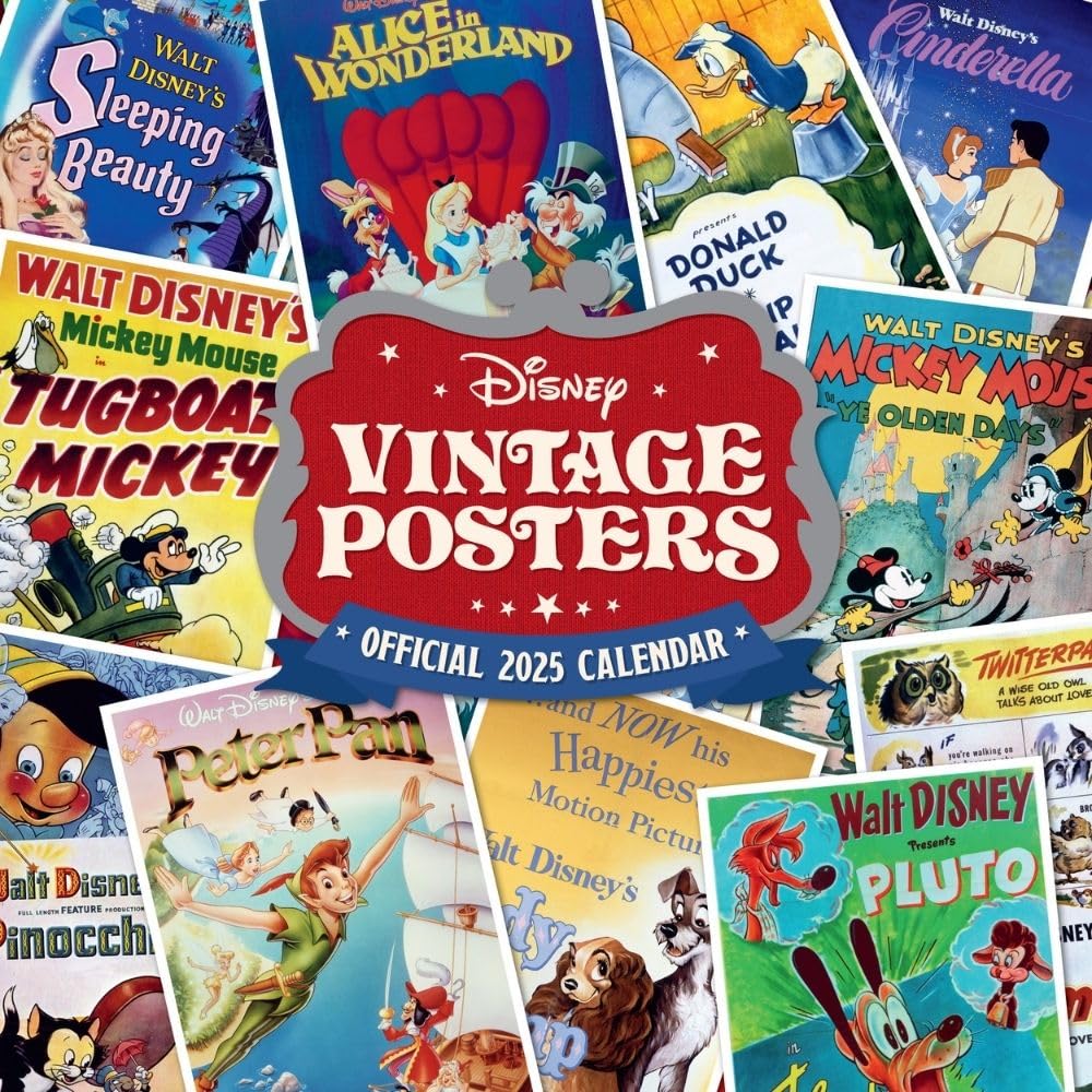 Disney Vintage Posters Kalender