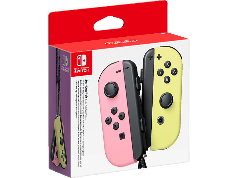 Nintendo Joy-Con 2er-Set Controller Pastellrosa/ Pastellgelb für Nintendo Switch