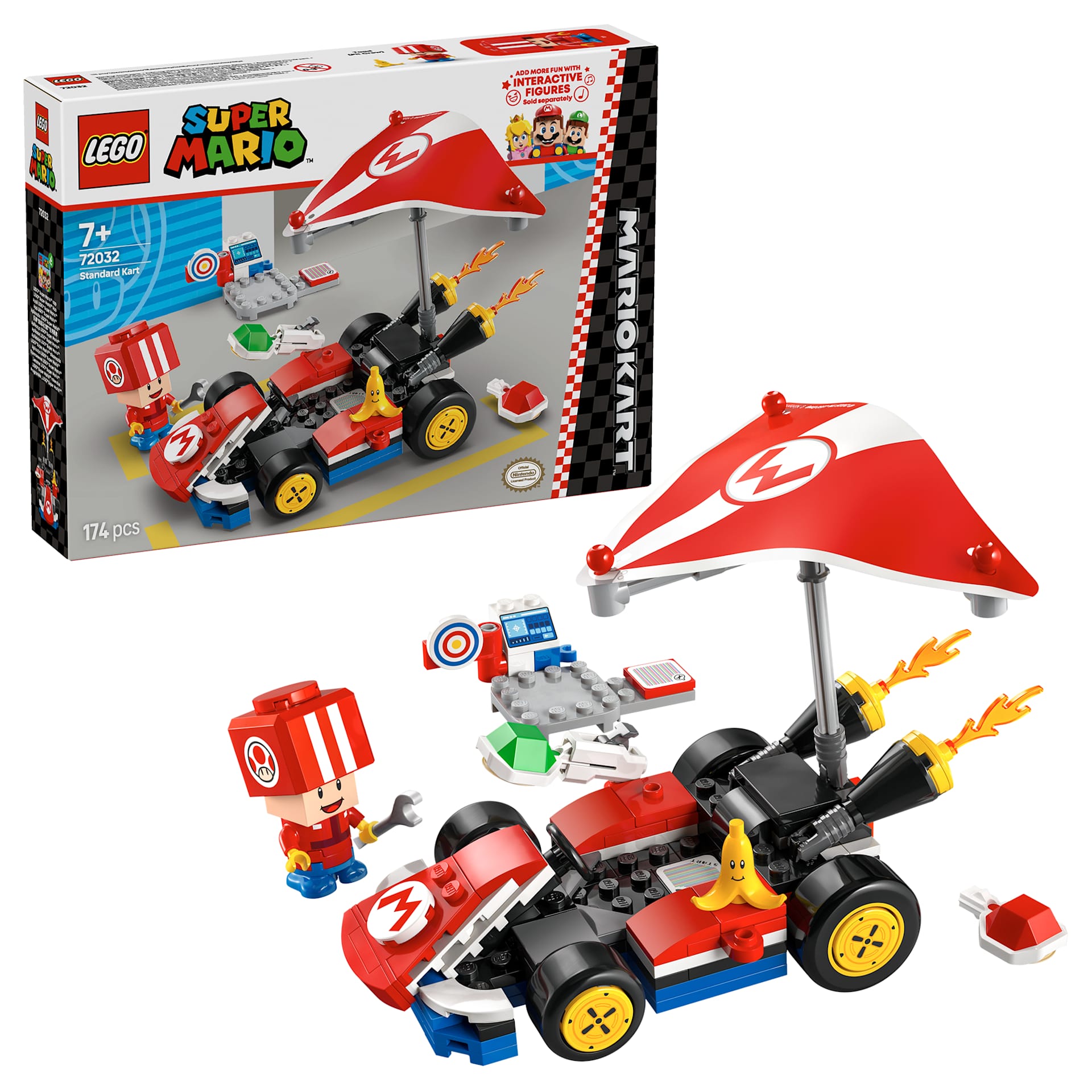 LEGO® Super Mario Mario Kart – Standard–Kart (72032)