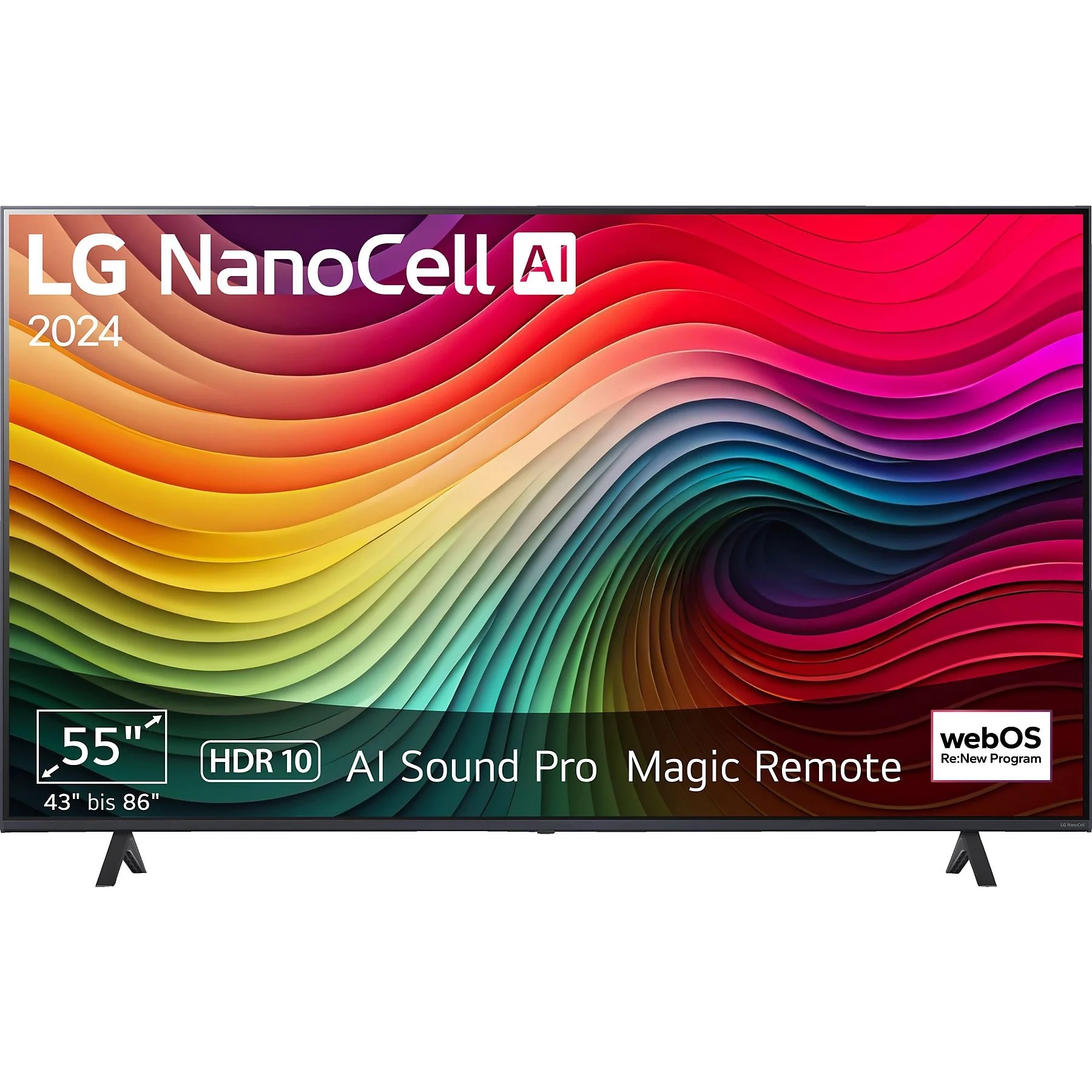 LG 55NANO81T6A NanoCell TV (Flat, 55 Zoll)