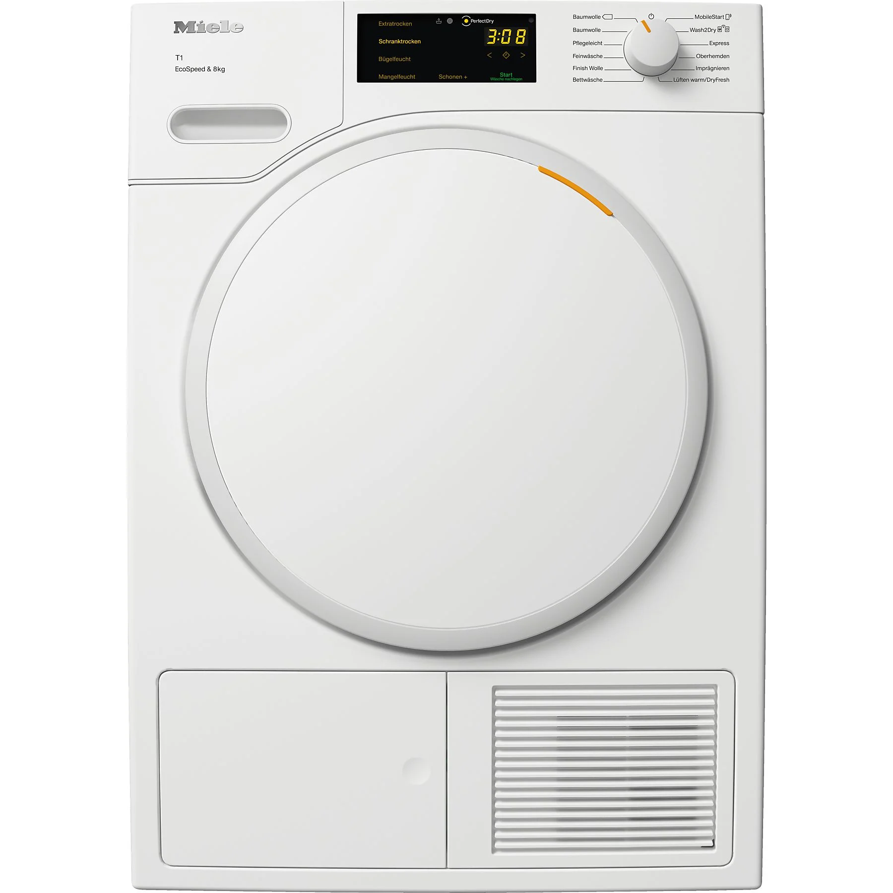 MIELE TWC560WP EcoSpeed&8kg Wärmepumpentrockner T1 White Edition (8 kg, A+++, Lotosweiß)