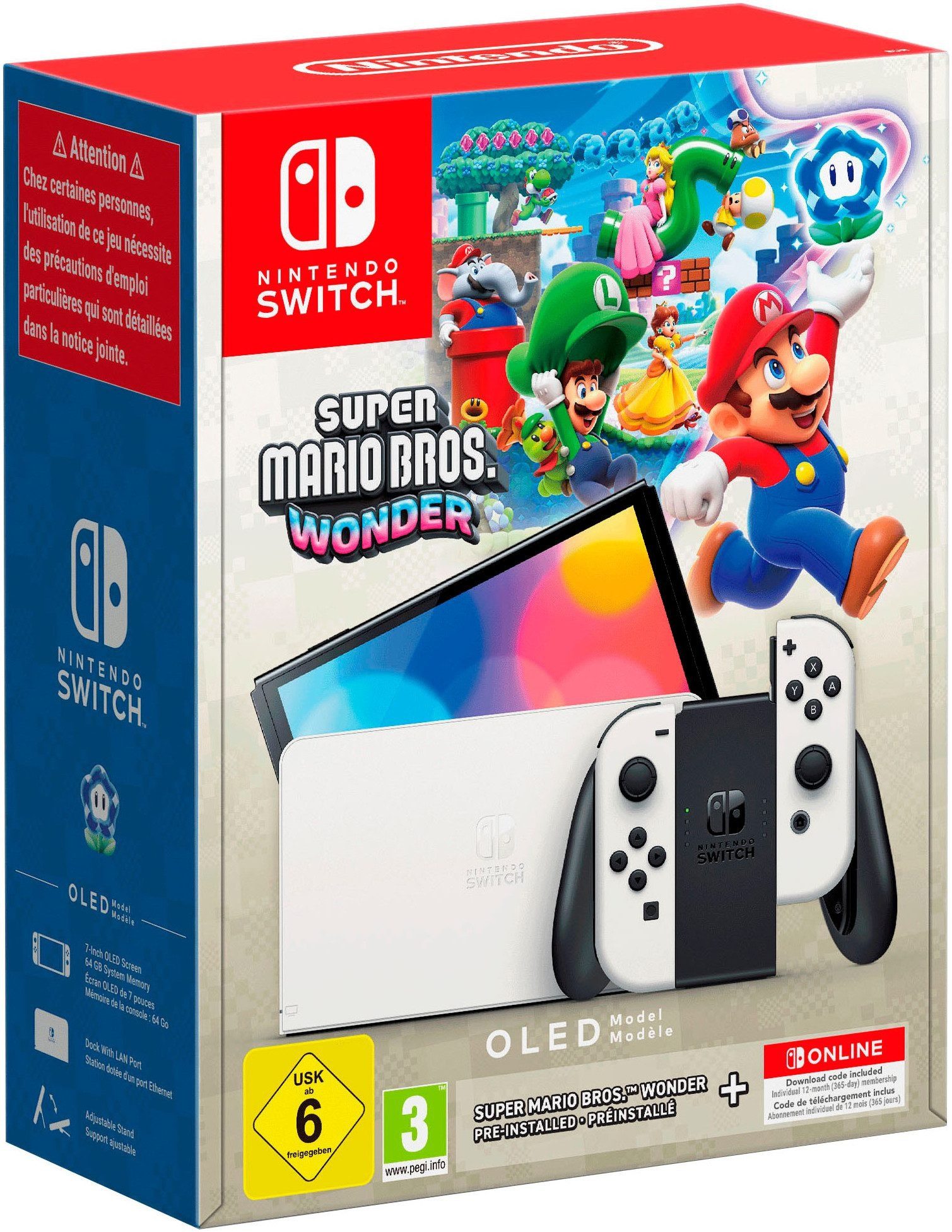 Nintendo Switch OLED + Super Mario Bros Wonder