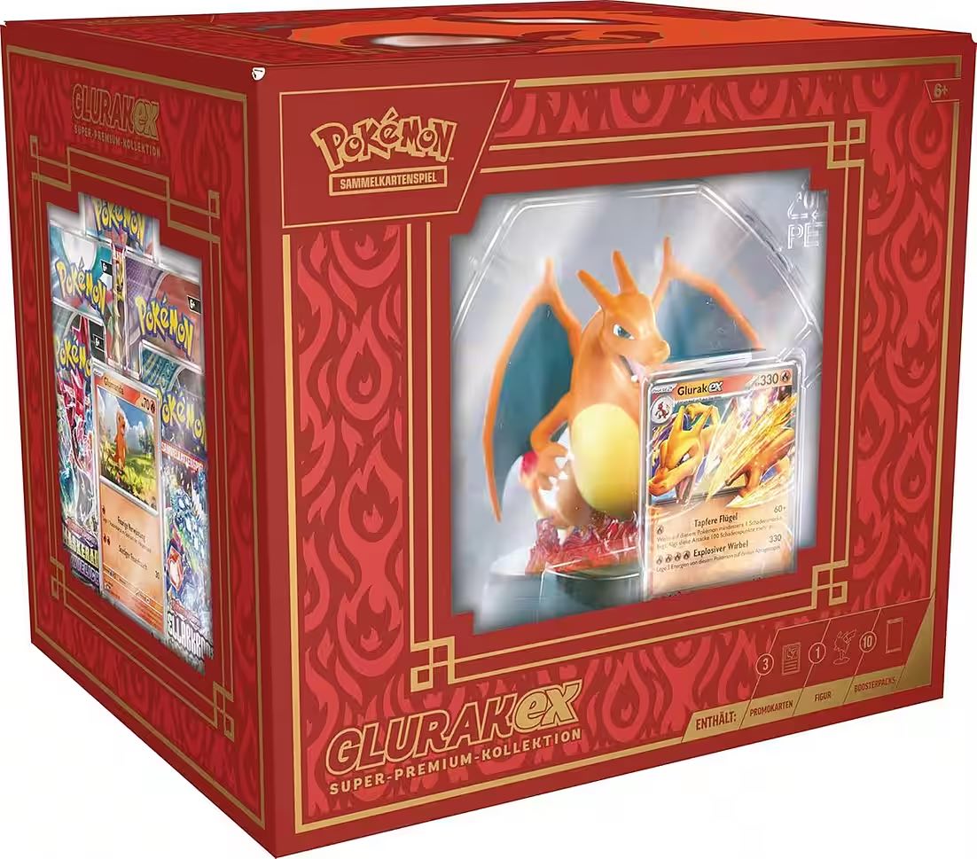 Pokémon: Glurak-ex Super Premium Kollektion Deutsch