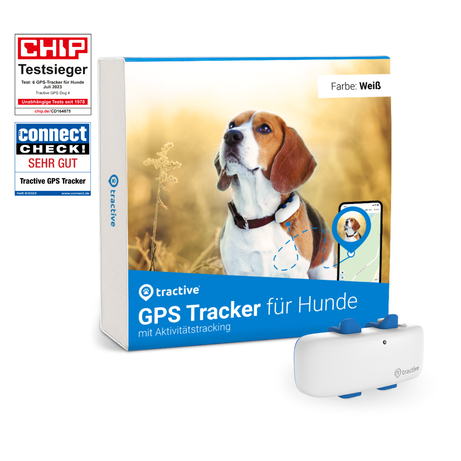 Tractive DOG 4 | GPS Tracker Hund & Health Tracker