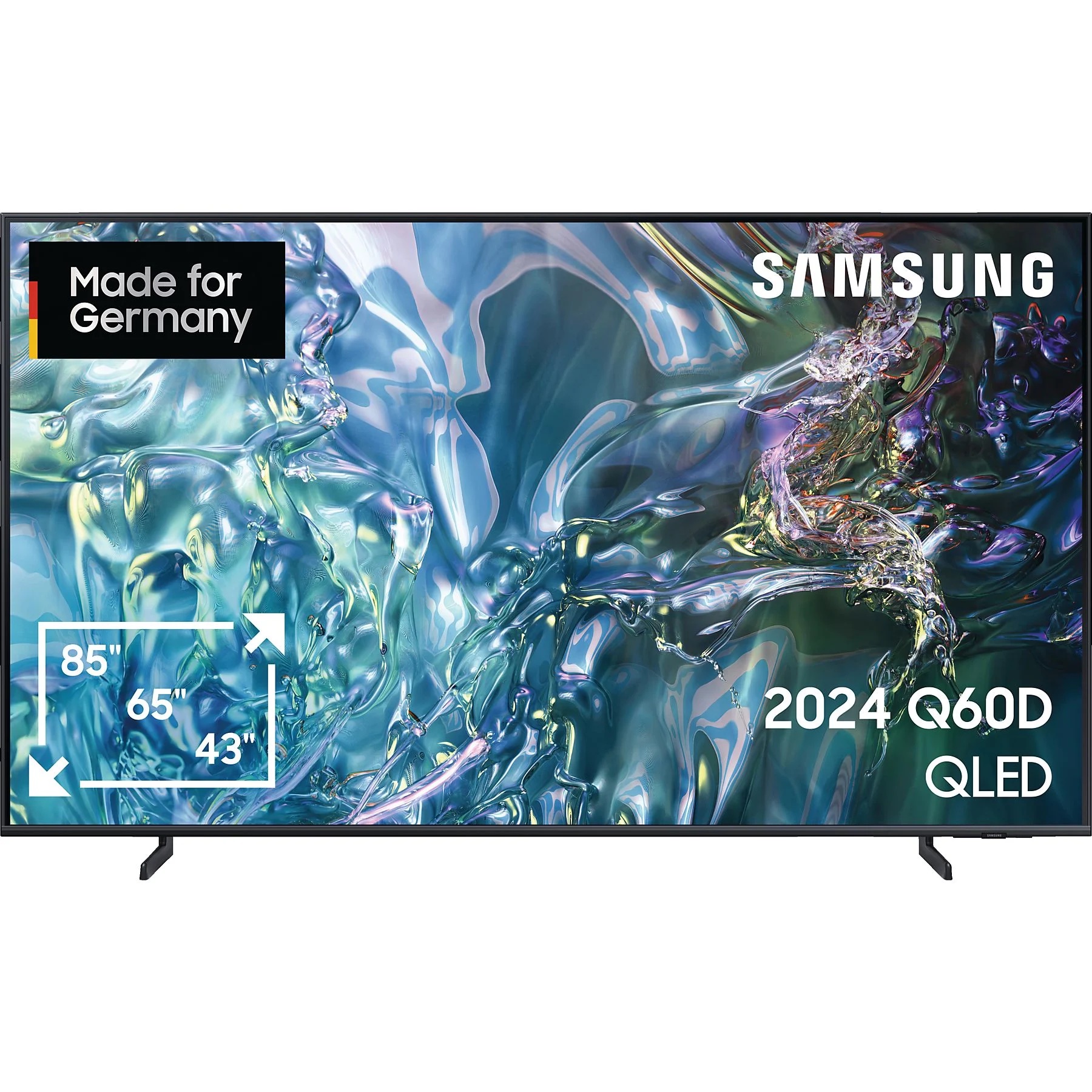 SAMSUNG GQ65Q60D QLED TV (Flat, 65 Zoll)