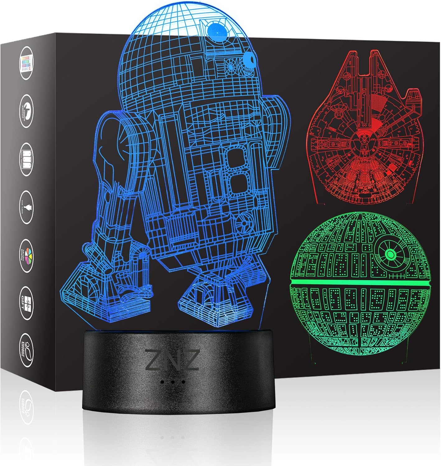 Star Wars 3D LED Lampe