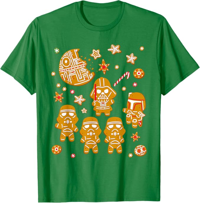 Star Wars Gingerbread Cookies Galactic Empire Holiday T-Shirt