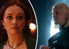 Olivia Cooke als Alicent Hightower und  Matt Smith als Prince Daemon Targaryen in "House of the Dragon"