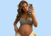 So sah Laura Maria Rypa während ihrer Schwangerschaft mit Leano aus