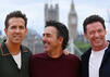 Ryan Reynolds, Shawn Levy und Hugh Jackman promoten "Deadpool & Wolverine" in London