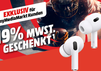 Media Markt Kracher: Mehrwertsteuer bei Air Pods Pro 2. geschenkt!