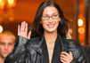 Bella hadid verlässt Hotel bei der Paris Fashionweek