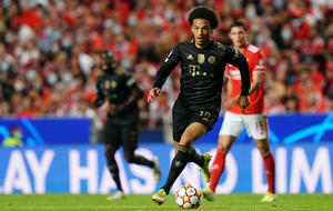 Leroy Sane im Spiel gegen Benfica