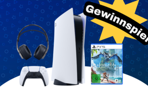 50 PS5-Pakete zu gewinnen - hier geht's zum Gewinnspiel