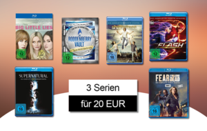 3 Serien für 20 Euro Aktion bei Amazon