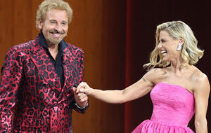 Wetten dass: Michelle Hunziker und Thomas Gottschalk