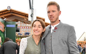 Julian Nagelsmann mit Lena beim Oktoberfest.