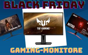 black friday gaming monitore