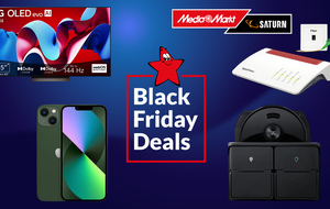 Black Week bei MediaMarkt startet jetzt: Hunderte TVs, Smartphones & Games mit Mega-Rabatt