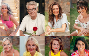 Die "Golden Bachelor"-Top-7: Sabine, Kerstin, Ute, Susanne, Lise, Sylvia, Mercedes