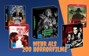 Einige Horrorfilm-Titel, die im aktuellen Halloween-Sale bei Amazon reduziert sind