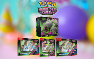 Pokémon Sammelkartenspiel: Top-Trainer-Box “Nebel der Sagen“ & weitere Sets vorbestellen