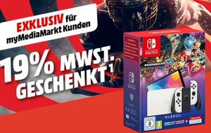 Mehrwegsteuer Hammer bei MediaMarkt: Nintendo Switch OLED plus Mario Kart 8 für unter 300 Euro! 