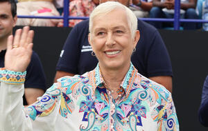 Martina Navratilova lächelt