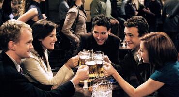 Neil Patrick Harris, Cobie Smulders, Josh Radnor, Jason Segel & Alyson Hannigan Characters: Barney Stinson, Robin Scherbatsky, Ted Mosby, Marshall Eriksen, Lily Aldrin