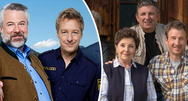 Zwei große ZDF-Serien: Rosenheim-Cops und Bergdoktor.