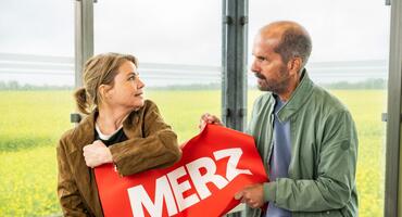 Interview: Merz gegen Merz: Christoph-Maria Herbst und Anette Frier