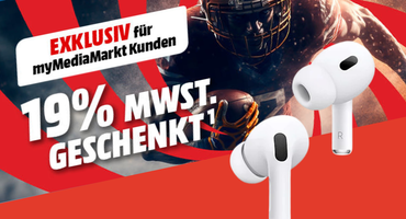 Media Markt Kracher: Mehrwertsteuer bei Air Pods Pro 2. geschenkt!