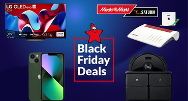 Black Week bei MediaMarkt startet jetzt: Hunderte TVs, Smartphones & Games mit Mega-Rabatt