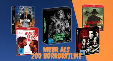 Einige Horrorfilm-Titel, die im aktuellen Halloween-Sale bei Amazon reduziert sind