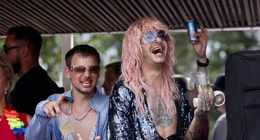 Bill Kaulitz und Timmi Trinks beim CSD