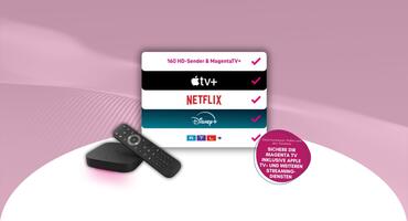 MagentaTV mit Apple TV+, RTL+, Netflix, Disney+