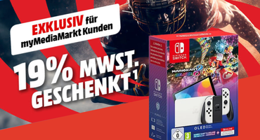 Mehrwegsteuer Hammer bei MediaMarkt: Nintendo Switch OLED plus Mario Kart 8 für unter 300 Euro! 