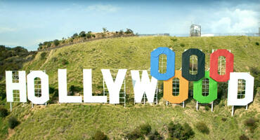 Hollywood Zeichen mit Olympia