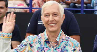 Martina Navratilova lächelt