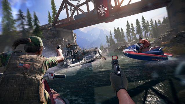 Far Cry 5 Boat Action