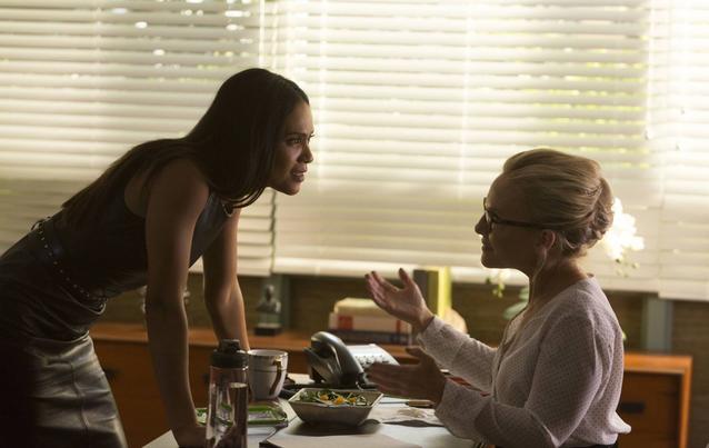 &quot;Lucifer&quot;: Maze/Mazikeen (Lesley-Ann Brandt) und Linda (Rachel Harris)