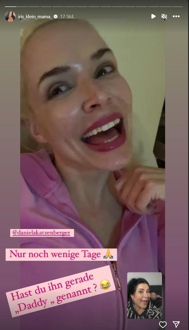 Daniela Katzenberger Zeigte Iris Kleins Mr. T. Ohne Sonnenbrille